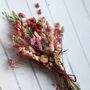 Dried Flower Bouquet Peachy Pink Summer, thumbnail 5 of 9