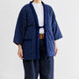 Japanese Padded Cotton Kimono Jacket, thumbnail 1 of 6