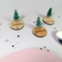 Personalised Table Name Plaques Settings Christmas Tree, thumbnail 8 of 11