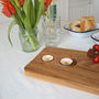 Large Solid Oak Sharing Platter Board 2ft, thumbnail 6 of 7