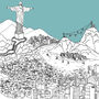 Personalised Rio De Janeiro Print, thumbnail 3 of 10