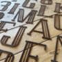 Personalised Decorations For The Home And Garden , Art Deco Metal Letters A Z, thumbnail 12 of 12