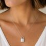 Personalised Mini Padlock Necklace, thumbnail 1 of 8