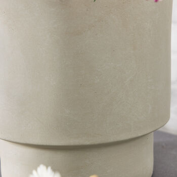 Noma Beige Footed Planter, 4 of 4