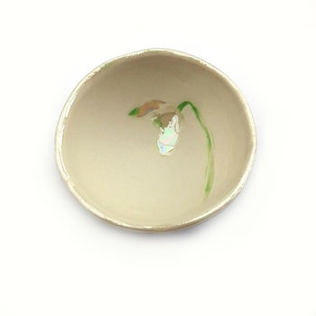 Snowdrop Porcelain Decorative Bowl Mothers Day Gift, 3 of 5