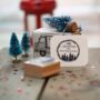 Christmas Personalised Gift Labels Rubber Stamp, thumbnail 4 of 6