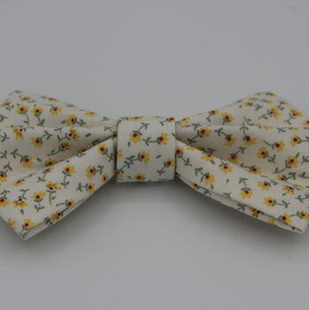 Yellow Daisy Dog Bow Tie, 6 of 7