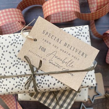Paper Fibre Christmas Wrapping Paper, 5 of 8