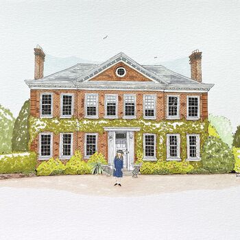A4 Personalised House Portrait, 9 of 12
