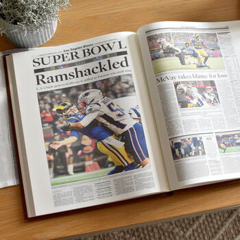 Los Angeles Rams Personalised Gift Newspaper Book, 8 of 9