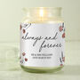 Personalised Always And Forever Scented Jar Candle, thumbnail 1 of 7