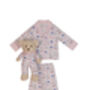 Lulu Girls Cupcake Pyjama Set With Matching Teddy Bear, thumbnail 6 of 6