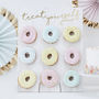Gold Foiled Treat Yourself Donut Wall Cake Alternative, thumbnail 1 of 3