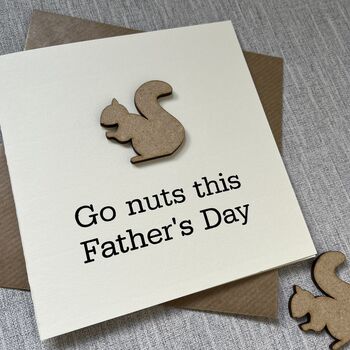 Go Nuts Squirrel Father's Day Card, 2 of 2