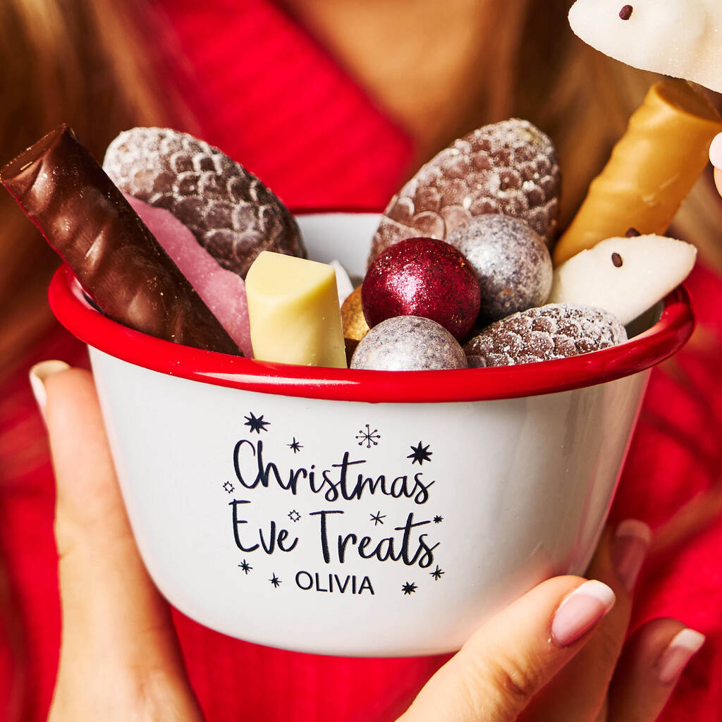 Personalised Christmas Eve Treat Bowl, 1 of 3