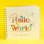 Colourful 'Hello World' Bump To Birth Custom Journal, thumbnail 10 of 11