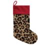 Personalised Leopard Print Intial Stocking, thumbnail 2 of 2