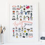 Personalised 30th Pearl Wedding Anniversary Print, thumbnail 2 of 9