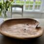 Giant Teak Root Fruit Bowl – 60cm Handcrafted Wooden Display, thumbnail 3 of 5