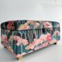 Coffee Table With Storage In Arboreal Cerise Velvet, thumbnail 1 of 4