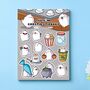 Ghost Sticker Sheet | Cute Stickers, thumbnail 1 of 5