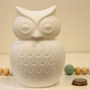 Owl Silicone Money Box In Various Colours, 4 of 5