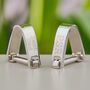 Contemporary Personalised Wrap Cufflinks, thumbnail 1 of 9