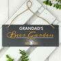 Personalised Beer Garden Slate Hanging Sign, thumbnail 1 of 5