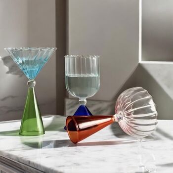 Crystal Clarity Hand Blown Wine / Cocktail Goblet, 3 of 5
