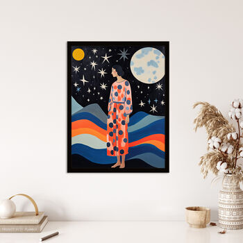 Land Of Sun And Moon Esoteric Lover Wall Art Print, 4 of 6