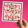 Mistletoe Merry Christmas Card, thumbnail 1 of 3