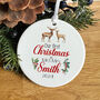 Personalised Mr. And Mrs. Ceramic Ornament Gift, thumbnail 2 of 7
