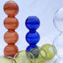 Assorted Coloured Glass Bubble Vase, thumbnail 1 of 8