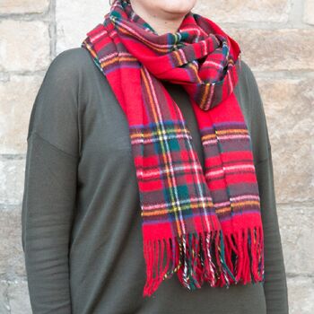 Merino Wool 50cm Wide Tartan Scarves, 10 of 12