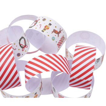 Pack Of 100 Christmas Decorations Paper Chain, 4 of 4