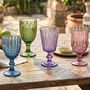 Luxury Embossed Coloured Wine Goblet Collection, thumbnail 2 of 9