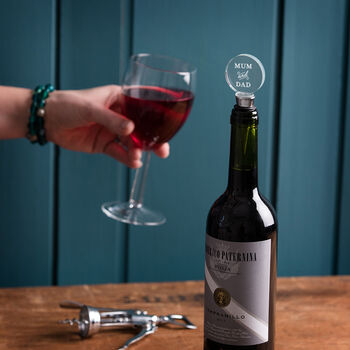 Personalised Glass Wine Bottle Stopper, 8 of 8
