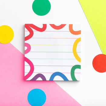 Colourful Sticky Notes Set Of Four, 8 of 9