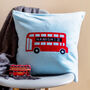 London Bus Personalised Cushion, thumbnail 1 of 5
