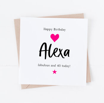 Personalised Friend Birthday Card For Her, 3 of 4