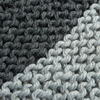 Beginners Striped Blanket Knitting Kit, 5 of 6