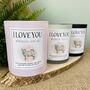 Personalised Love Your Wrinkles Valentines Candle, thumbnail 1 of 11