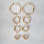 Everyday Gold Filled Hoop Earrings, thumbnail 3 of 12