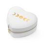 Lunar Phase White Heart Jewellery Case, thumbnail 10 of 11