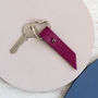 Personalised Leather Heart Keyring, thumbnail 6 of 10