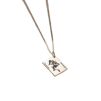 Joker Playing Card Charm Necklace, 3 of 6