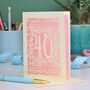 Ruby Wedding Anniversary Card 40 Amazing Years, thumbnail 3 of 6