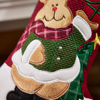 Personalised Traditional Children's Christmas Stocking, 4 of 6