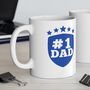 Number One Dad, Fathers Day Coffee Mug, thumbnail 1 of 2