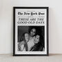 Personalised Newspaper Print, Custom Poster, thumbnail 3 of 6